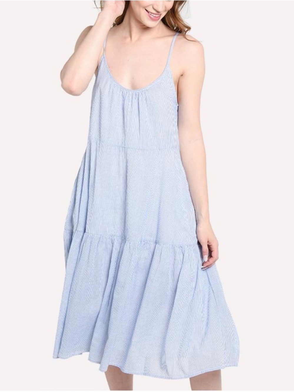 Roller Rabbit Dakota Dress NWT Blue White Cotton Cottagecore Summer L